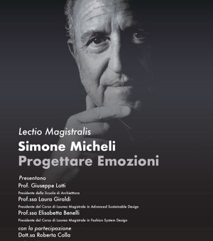Lectio Magistralis Simone Micheli - Master Interior Design UNIFI